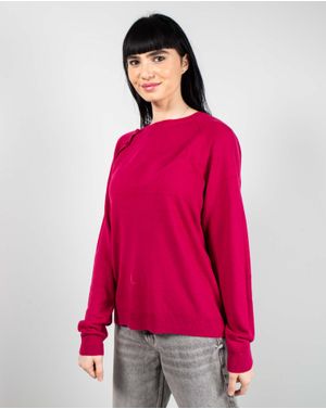 Pulover tricotat cu nasturi decorativi 25MKF02145