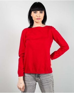 Pulover tricotat din bumbac 25MKF02185