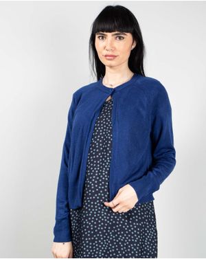 Cardigan uni din tricot fin 25MKF02094