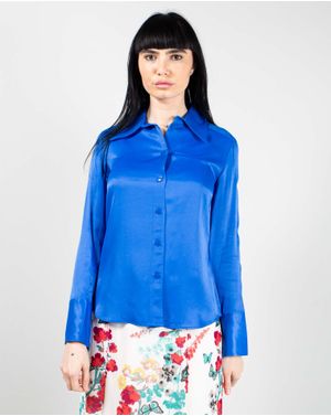 Camasa cu aspect satinat si maneca scurta 25KOS05002