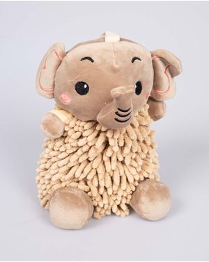 Prosop de maini elefant maro