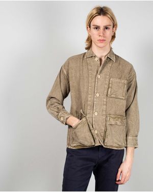 Jacheta din denim cu nasturi N241695001
