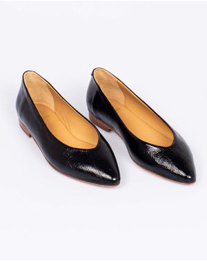 Pantofi eleganti din piele naturala cu talpa joasa 25CDL01001