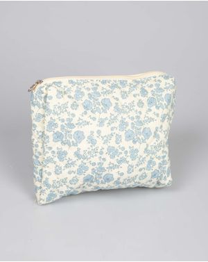 Portfard spatios cu imprimeu floral