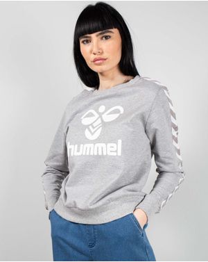 Bluza din bumbac cu mansete elastice 25YEL08005