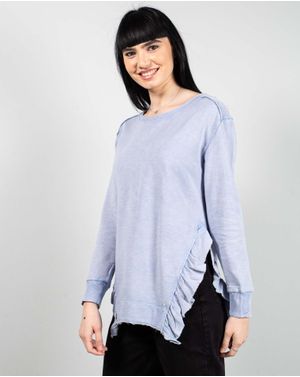 Bluza asimetrica din bumbac N241601008