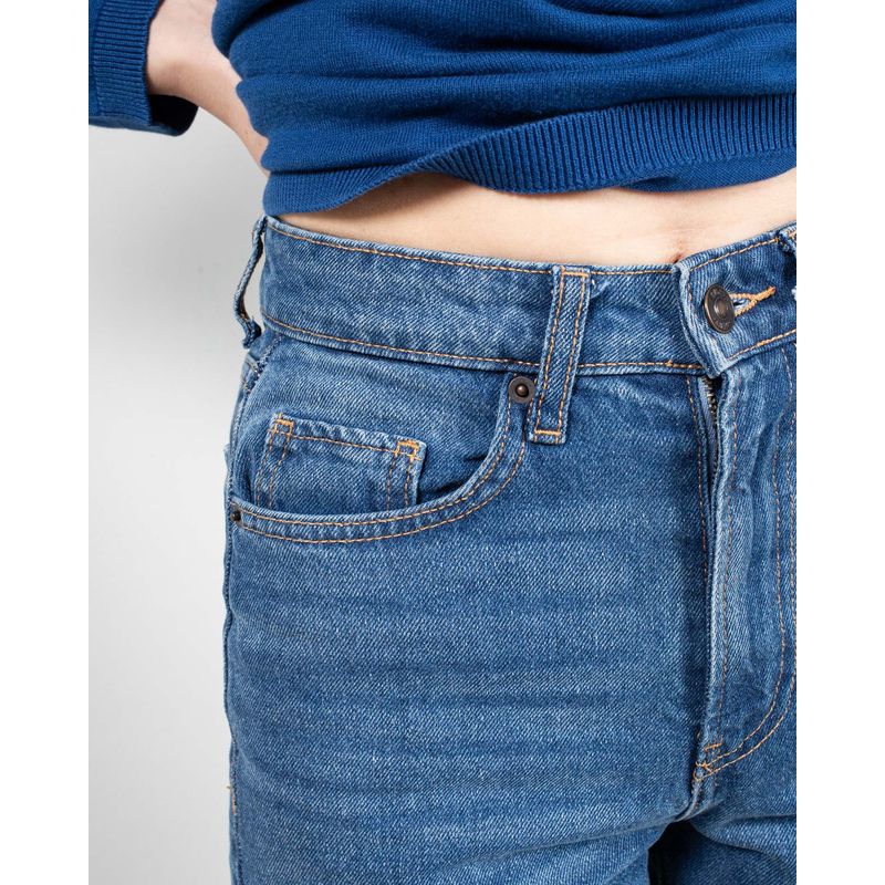 Jeans-mom-fit-din-bumbac-25YEL30012