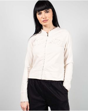 Jacheta din bumbac cu fermoar metalic N241604004