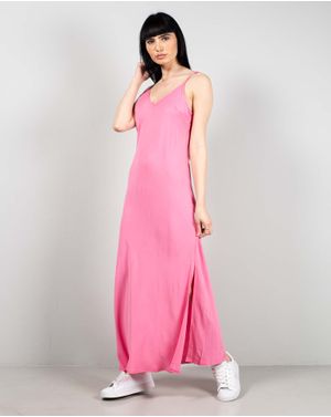 Rochie din vascoza cu bretele subtiri 25YEL34016