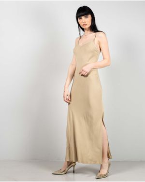 Rochie midi cu fante laterale 25YEL34017