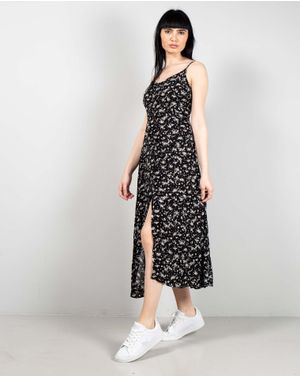 Rochie cu bretele subtiri si imprimeu 25YEL34064