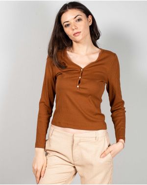 Bluza uni cu maneci lungi N241673003