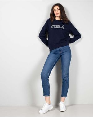 Jeans cu talie inalta 25YEL30004