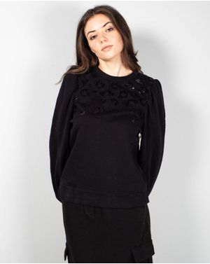 Bluza cu maneca lunga si paiete N241648005