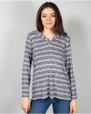Bluza din bumbac cu gluga N241649004