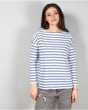 Bluza din bumbac cu dungi N241652004