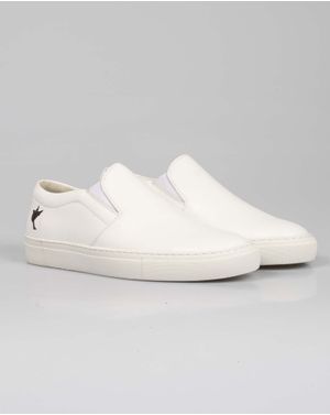 Pantofi casual din piele naturala cu extensii elastice pentru barbati 25JOA05001