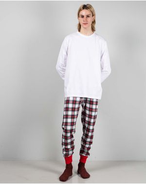 Pantaloni de pijama din bumbac N241671006