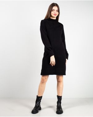 Rochie moale din tricot cu guler mic 25MKF02216