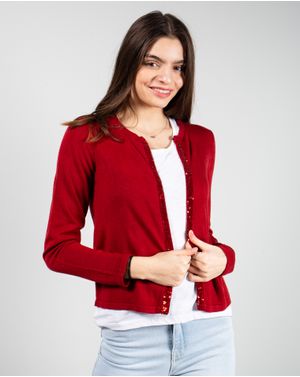 Cardigan tricotat cu paiete 25MKF02230