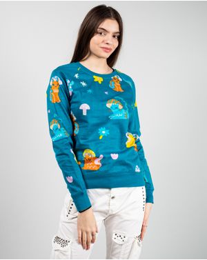 Bluza din bumbac cu maneca lunga N241614001