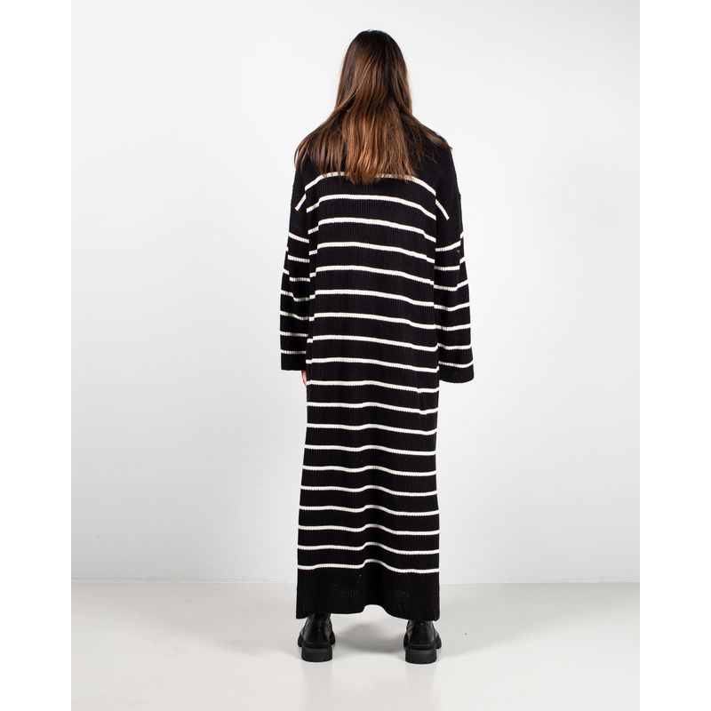 Rochie-din-bumbac-tricotata-cu-guler-inalt-25MKF02222