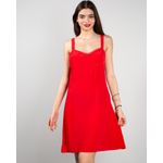 Rochie-scurta-cu-bretele-late-si-fermoar-lateral-25YEL34028