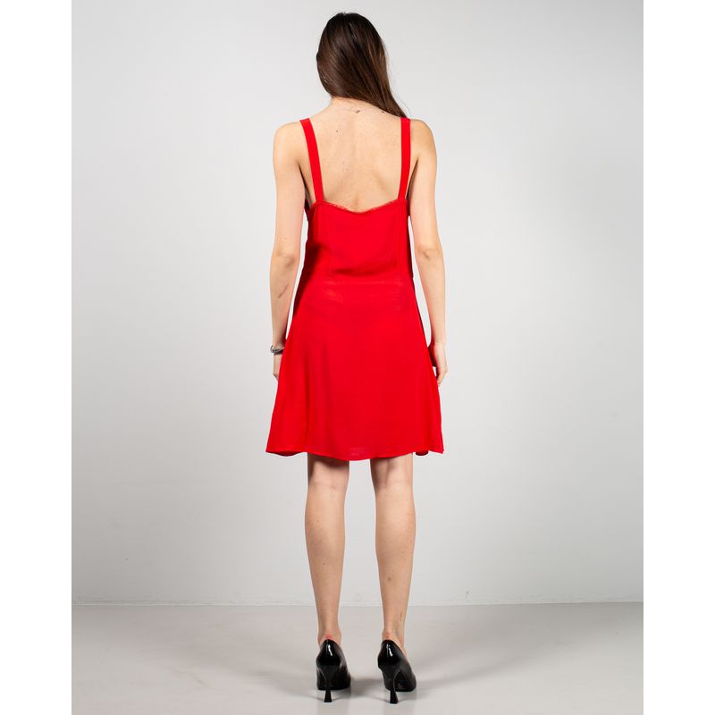 Rochie-scurta-cu-bretele-late-si-fermoar-lateral-25YEL34028