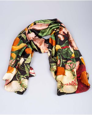 Esarfa cu imprimeu floral