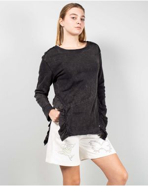 Bluza din bumbac cu maneca lunga N241601010
