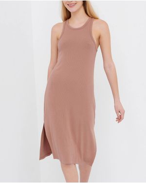 Rochie Funky Buddha cu fante laterale 25ALX01006