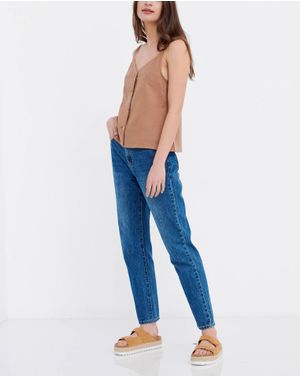 Top lejer Funky Buddha cu nasturi 25ALX01034