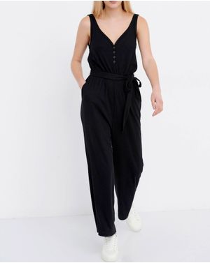 Salopeta uni Funky Buddha cu bretele late 25ALX01058