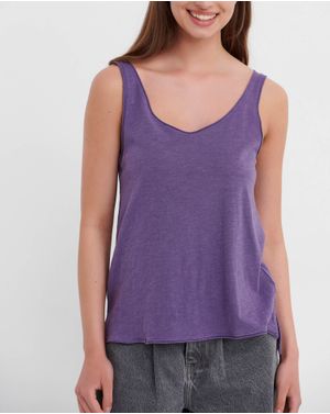 Top uni Funky Buddha cu bretele late 25ALX01128