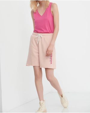 Pantaloni scurti Funky Buddha cu snur in talie 25ALX01306