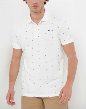 Tricou polo Funky Buddha din bumbac 25ALX01137
