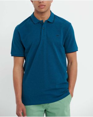Tricou polo Funky Buddha din bumbac 25ALX01178
