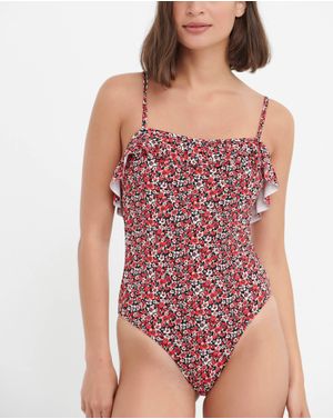 Costum de baie Funky Buddha cu imprimeu floral 25ALX01119