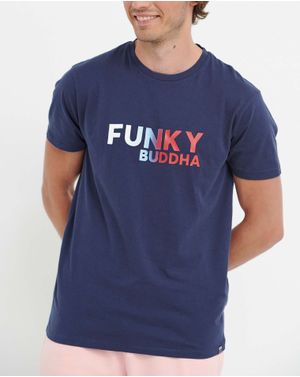 Tricou Funky Buddha din bumbac organic 25ALX01234