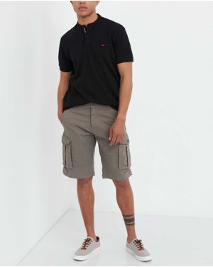 Pantaloni scurti Funky Buddha din bumbac 25ALX01260