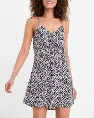 Rochie scurta Funky Buddha cu imprimeu floral 25ALX01082