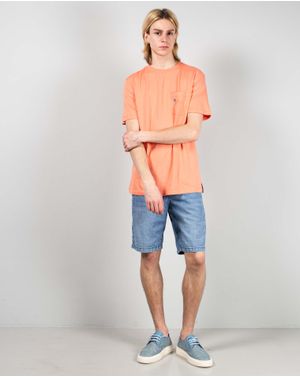 Pantaloni scurti din denim cu elastic in talie 25YEL20036