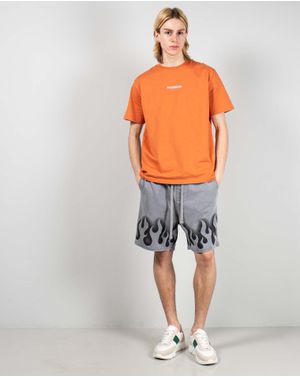 Pantaloni scurti cu snur in talie si imprimeu 25YEL20054