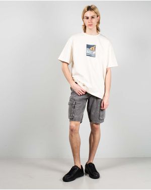 Pantaloni scurti din bumbac cu talie elastica 25YEL20006