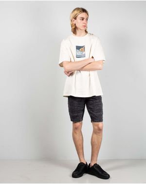 Pantaloni scurti cu elastic in talie 25YEL20014