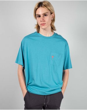 Tricou basic din bumbac cu buzunar la piept N241666008