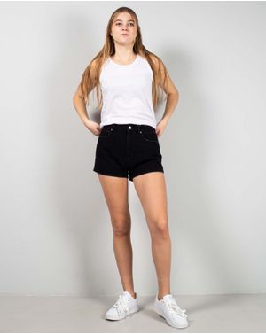 Pantaloni scurti uni din denim 25YEL33026