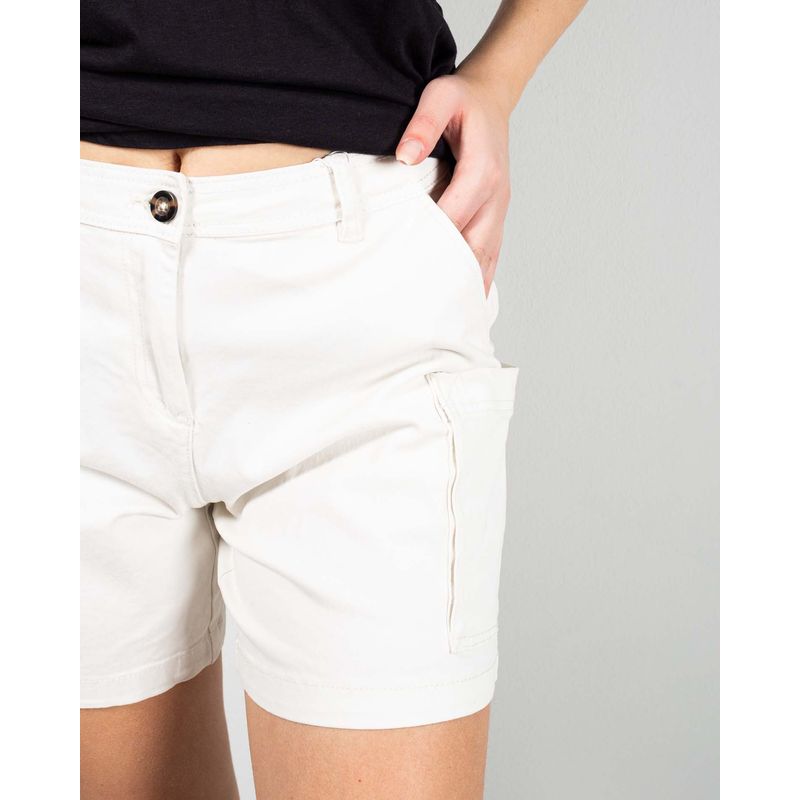 Pantaloni-scurti-uni-din-bumbac-25YEL33038