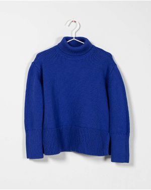 Pulover din bumbac tricotat pentru fete 25MKF01012