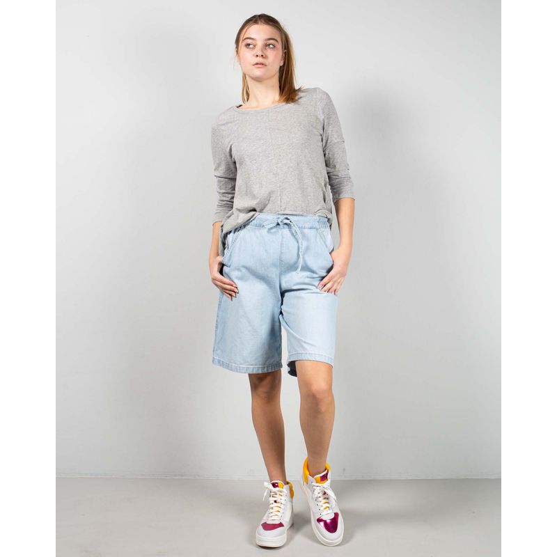 Pantaloni-scurti-din-denim-cu-snur-in-talie-25YEL33013